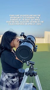 69K views · 828 reactions | #PamilyangValenzuelano, would you like to see the moon up close?  Telescope viewing is a monthly activity at the ValACE roofdeck! Check their Facebook page: Valenzuela City Library for schedules and announcements, and don’t miss out on this unique experience! | Valenzuela City | Facebook