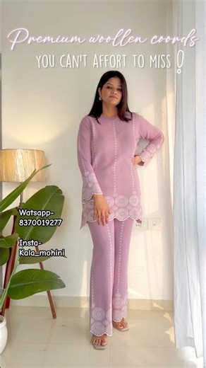 Winter premium coord set from ludhiana | knitted coord set | woollen wear🌸