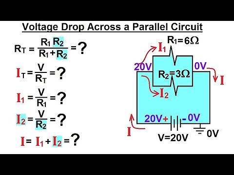 Physics - E&M: Ch 41.3 Ohm's Law & Resistor Circuit Understood (6 of 27) Voltage Drop in // Circuit