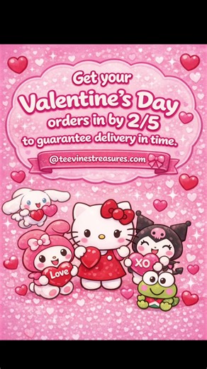 Make sure to get your order in with enough time to ship ❤️💕❤️💕❤️. Boxes are cute for kids and adults who like HK and makeup 💕 #fy #scoop #valentines