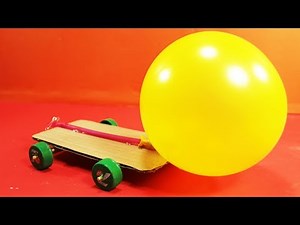How to Make an Air Powered Balloon Car | For Kids | Easy Very Simple |