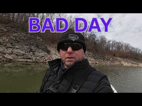 Bad Day on Mark Twain Lake. Keeping it Real!