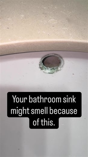 Your bathroom sink has a hidden drain most people forget about. The overflow hole can trap soap, toothpaste, and moisture over time, which can lead to odors. A little baking soda, vinegar, and a quick rinse helps break down buildup inside the drain. Two minute reset that keeps things clean and flowing. Small maintenance keeps your home ops ready. Follow for simple systems and micro cleaning habits. #homeops #microcleaning #homemaintenance