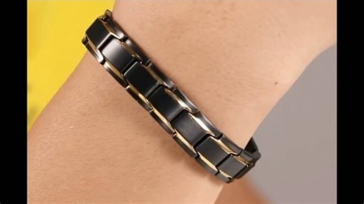 Watch Titanium Steel Magnetic Therapy Bracelet on Amazon Live
