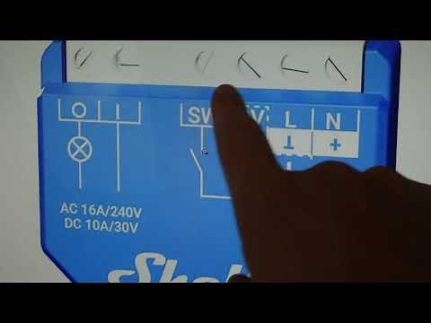 Hard Reset Shelly Wave 1 Smart Relay
