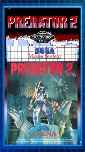 Predator 2 SEGA Master System Gameplay. #retrogaming #predator