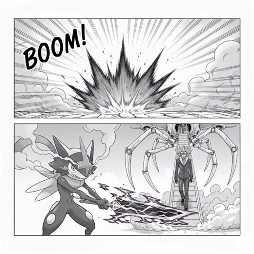 Lysandre's comeback !! #shorts #pokemon #comic #manga #ashgreninja #anime
