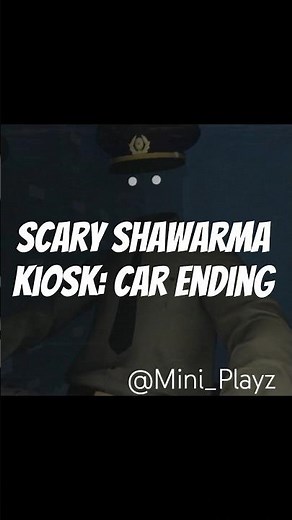 SCARY SHAWARMA KIOSK ANOMALY GAME : CAR ENDING #roblox #horrorgame #shawarmakiosk #tutorial #horror