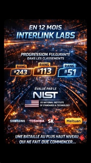 interlink labs frappe fort en se classant dans le top 51 des meilleurs IA au monde interlink vers l'avenir #INTERLINK #ITLG #ITL #
