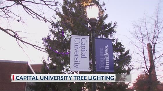 Capital University holds tree lighting for a good cause