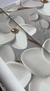 3D White Flowers Wallpaper, 3D Flowers Tree Wall Mural, Custom Bedroom Wallpaper, Home Decor, 3D Relief Floral Murals - Etsy