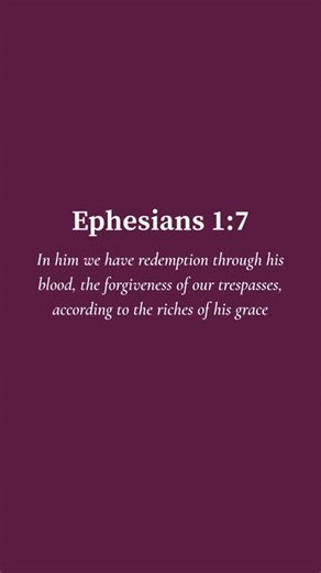 We all have moments we wish we could erase — words we regret, choices that weigh heavy. But Ephesians 1:7 reminds us that through Jesus, our story doesn’t end in guilt. It begins in grace. | GodVine