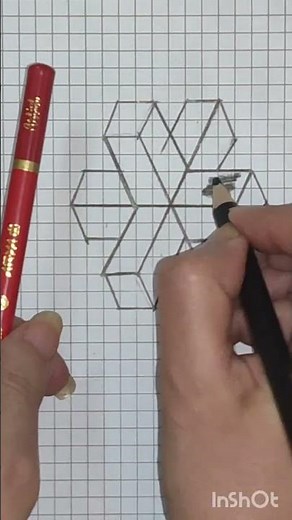 Colorful Geometric Drawing | Easy Grid Art Design