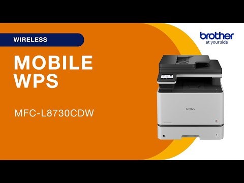 MFCL8730CDW Connect to a mobile device