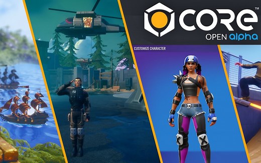 0编程 1小时开发MMO大型ARPG多人在线网游 使用core games