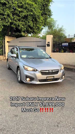 2017 Subaru Impreza New Import – Only $1,899,000