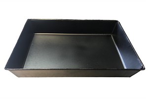 Bare & Seasoned Steel Authentic Detroit Style Pizza Pans (8x10 and 10x14)