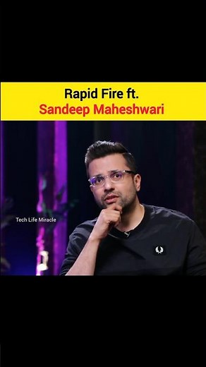 Rapid Fire Round With Sandeep Maheshwari #jkrishnamurti #shortsfeed #shorts #sandeepmaheshwari