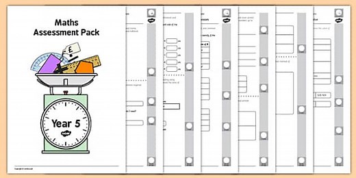 Year 5 Maths Assessment Pack Term 2