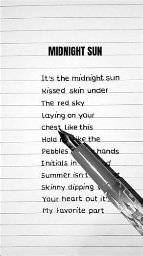 Midnight Sun (Lyrics) - Zara Larsson #trending