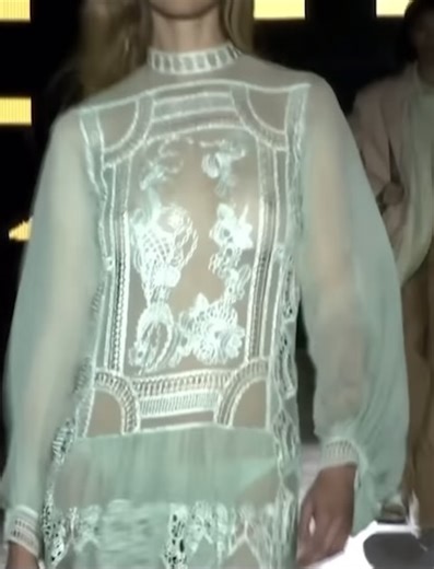 persephonevint on Instagram: "an alberta ferretti spring summer 2019 seafoam green silk lace dress as seen on beatrice borromeo and maria carla boscono in elle magazine, italy, available via direct message #albertaferretti #albertaferrettidress #albertaferretti2019"