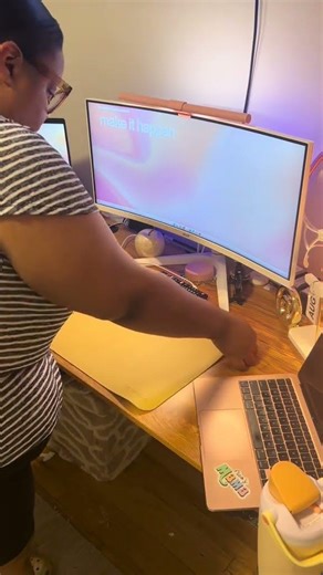 Work from home School Registrar | Cozy Desk Reset ✨