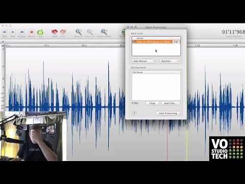TwistedWave Batch Processing Tutorial by George Whittam