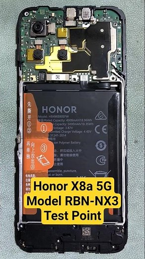 HONOR X8a 5G Test Point HONOR RBN-NX3 Test Point #honorx8a #honor