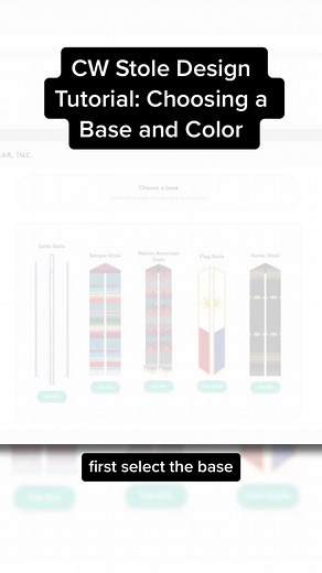 Not sure how to design your stole with us? We got you covered with our tutorial on how to use our design app! Part 1 #collegewearinc #fyp #foryoupage #college #school #univeristy #graduation #classof2023 #grad #senioryear #mycustomstole #gradstole