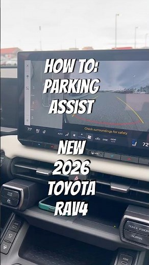 How to use park assist on the new 2026 Toyota Rav4 with Justin Stevenson at #ToyTC