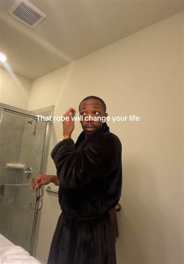 The Luxurious Feel of Wearing a Robe After Showering