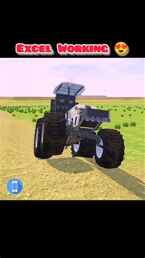 Excel Working System Add 😍 Indian Desi Simulator 3D #indiantractor3d #youtubeshorts #tractorlover