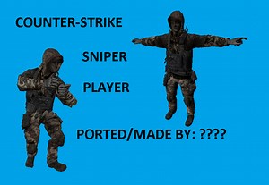Sniper sas player model cs addon - Counter-Strike