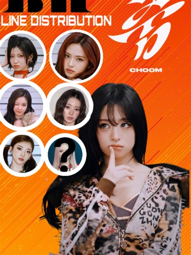 BABYMONSTER CHOOOM Line Distribution