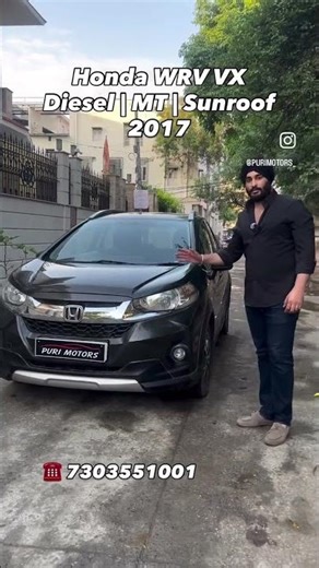 Honda WRV VX | Sunroof , Diesel, Manual, 2017 DL RGS kms- 70,000 ..