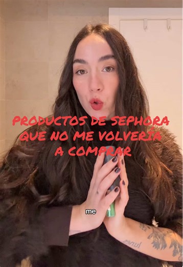 Esta es mi lista actualizada de productos de Sephora que no le volvería a comprar por si estabais pensando en comprarlos 🤭 #sephora #maquillajequenorecomiendo #desinfluenciandote #productosquenovolveriaacomprar #productosquenofuncionan
