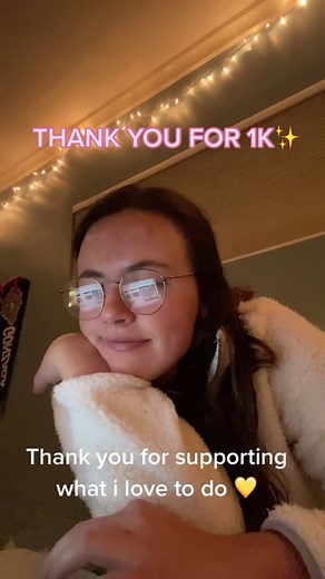 Thank you all so much for 1K !! (Credit: @currencis came up with this :) #asmr #1kfollowers #thankyou #feelinggood #asmrtist #TOTHEMOON #1000PEOPLE