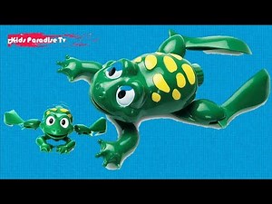 Hamleys Swimming Frog, Green Swimming Frog Bath Toy Tiny toy Swimming Toy for kids