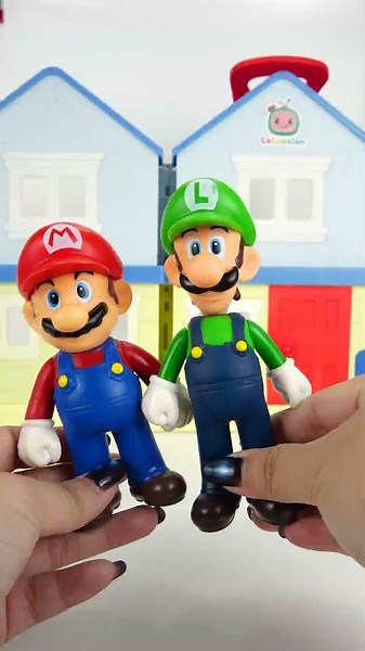 Satisfying Super Mario Bros Toys | Mario & Luigi Dance Hay Hay Song #short #toy