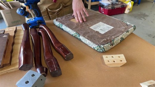 Woodworking! | Rebuilding a Footstool (& others) | (R2 is still borked, no bot stuff today)