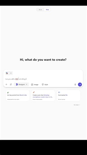 Introducing Designer inside Copilot Chat!