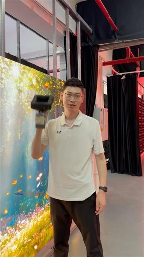 Seamless LED Display with Perfect Visual Performance. #yuchip #leddisplay #indoorledscreen #ledwall