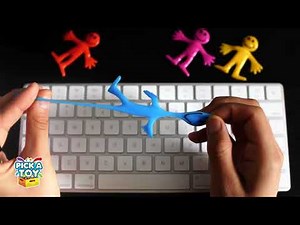 Stretchy Happy Man Toy Sensory Gel Toy for Kids and Adults