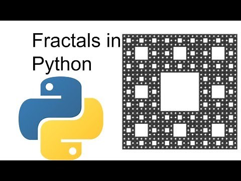 How to make fractals in python