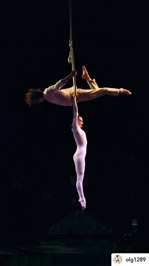 37 reactions | Spectacular hoop duet from @olg1289 and @ilia_nurik!  #aerialhooptricks | Aerial Hoop Tricks | Facebook