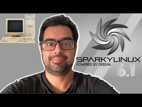 INSTALAÇÃO DO SPARKYLINUX 6.1 DISTRO LEVE PARA PC FRACO | Base Debian 11