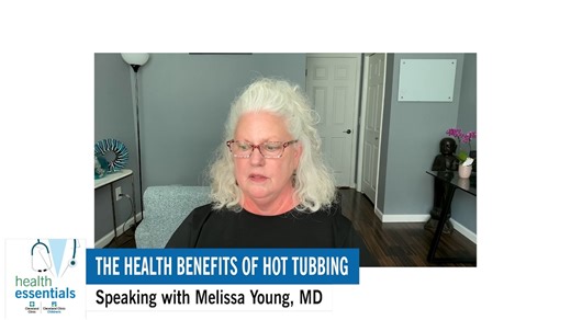 5.4K views · 61 reactions | It’s no surprise that hot tubs feel relaxing. But did you know that it may also reduce your risk of heart disease? And soothe sore muscles? And improve sleep? Soak in some knowledge about hot tubbing in this podcast with Dr. Melissa Young. https://my.clevelandclinic.org/podcasts/health-essentials/the-health-benefits-of-hot-tubbing | Cleveland Clinic | Facebook