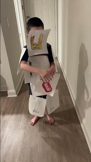 My spring lock suite i made out of paper