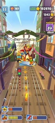 Subway Surfers Gameplay 🎮🔥 | Shorts No. 35 🚆💨 #shortsfeed #subwaysurfers #gaming #shorts