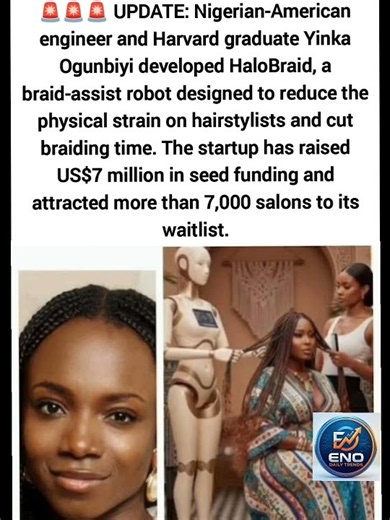 Nigerian-American Engineer Builds AI Braid Robot — HaloBraid Could Change Everything! 🤖💇🏾‍♀️